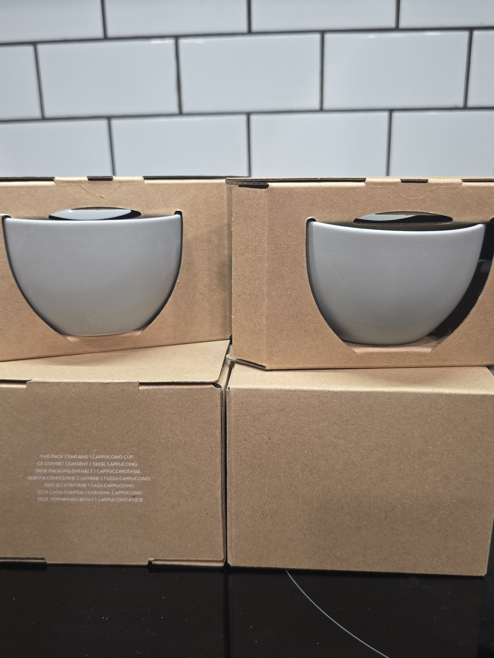 Nespresso BARISTA Cappuccino Cups Medium Set of 2
